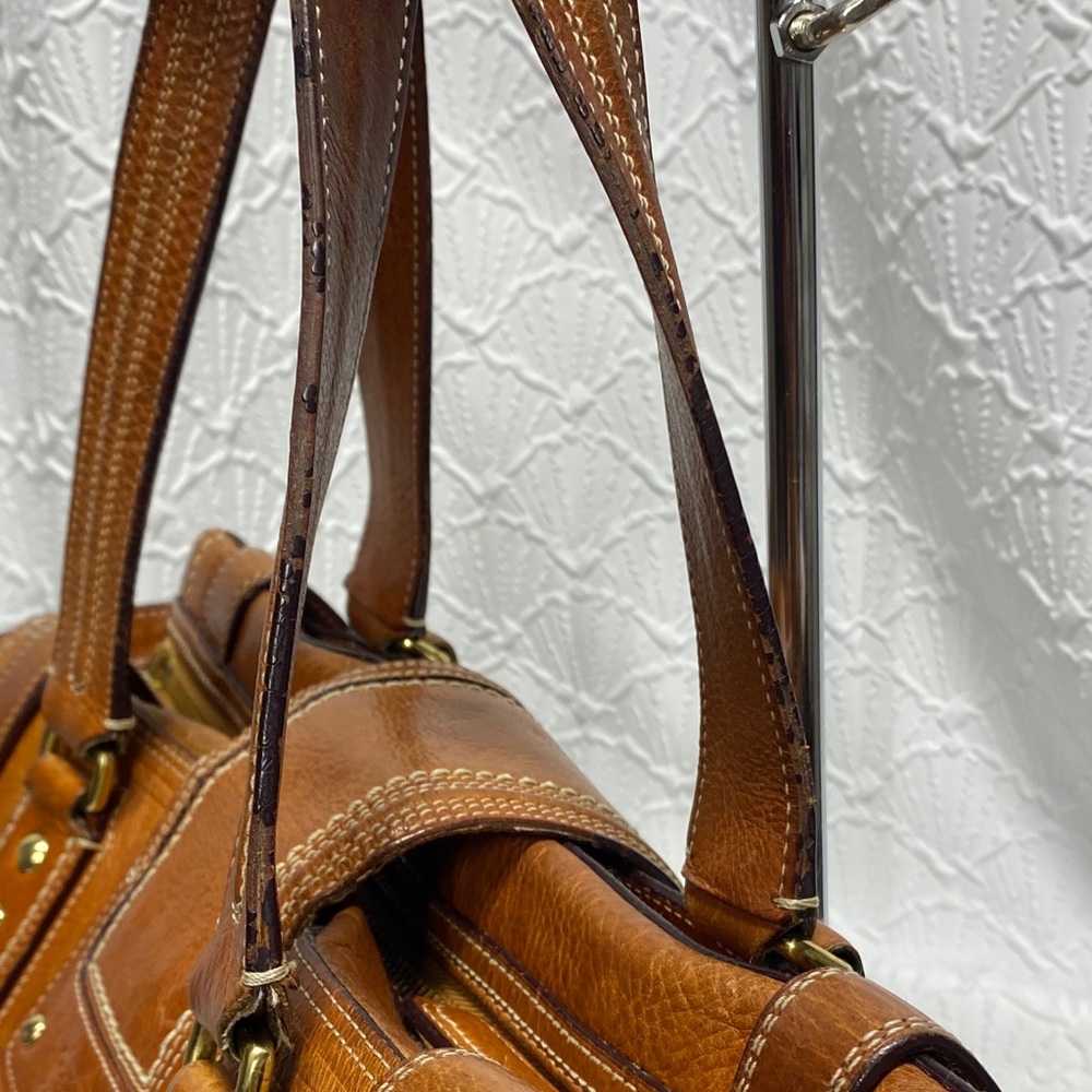 Coach Brown Leather Satchel - Picture 5 of 16